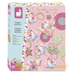 Janod Créations 3D|Collection "Les Ateliers Du Calme"*Kit Créatif - Origami Jolies Décos