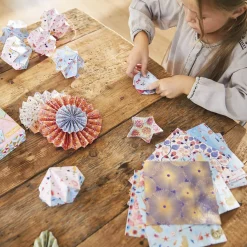 Janod Créations 3D|Collection "Les Ateliers Du Calme"*Kit Créatif - Origami Jolies Décos