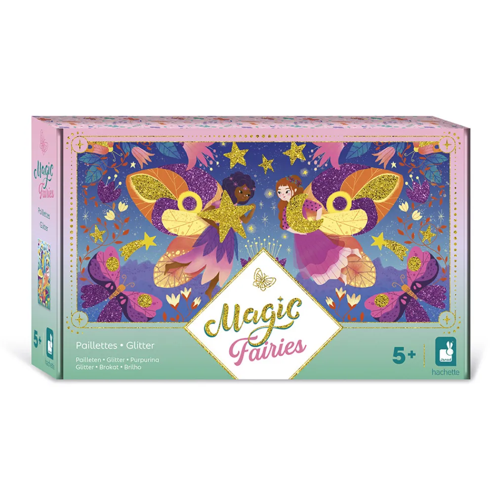 Janod Sable, Paillettes, Dorure & Strass*Kit Créatif - Paillettes Magic Fairies