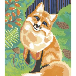 Janod Peinture Par Numéro & Coloriage*Kit Créatif - Peinture par Numéro Animaux de la Forêt