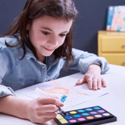 Janod Peinture Par Numéro & Coloriage*Kit Créatif - Peinture par Numéro Créatures Fantastiques