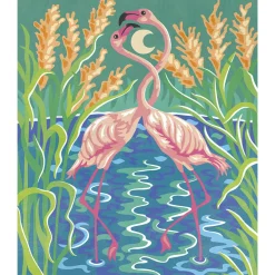 Janod Peinture Par Numéro & Coloriage*Kit Créatif - Peinture par Numéro Oiseaux Fabuleux