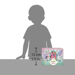 Janod Créations 3D|Collection "Les Ateliers Déco"*Kit Créatif - Porte de Fée à Décorer Magic Fairies
