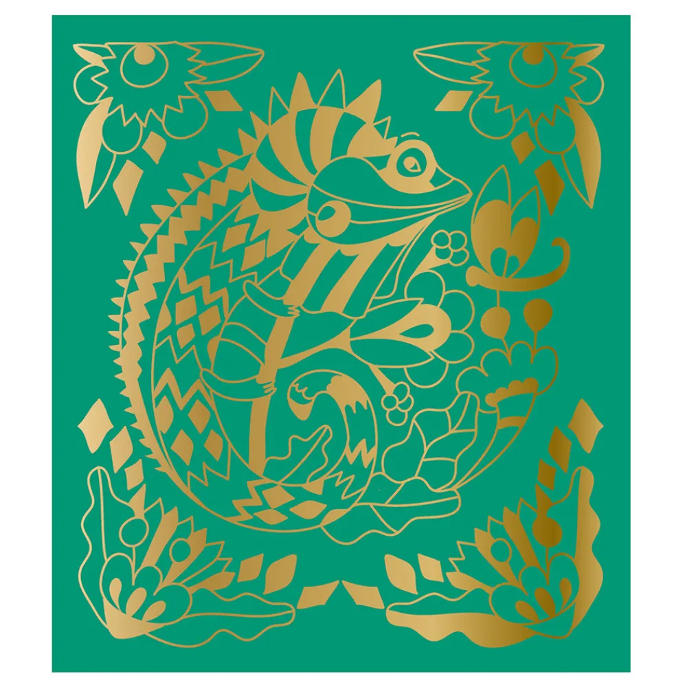 Janod Cartes À Gratter|Collection "Les Ateliers Du Calme"*Kit Créatif - Scratch Art Animaux Du Monde