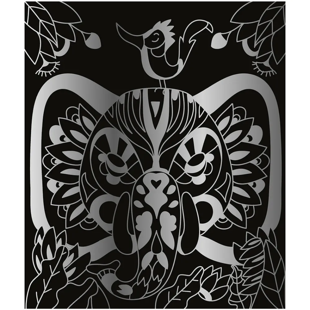 Janod Cartes À Gratter|Collection "Les Ateliers Du Calme"*Kit Créatif - Scratch Art Animaux Du Monde