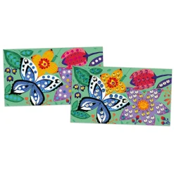 Janod Sable, Paillettes, Dorure & Strass|Mosaïques & Gommettes*Kit Créatif - Sequins à Coller Jardin Merveilleux