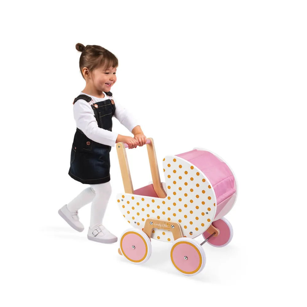 Janod Accessoires Poupons, Poupées & Ménage*Landau Candy Chic