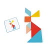 Janod Jeux Éducatifs Maternelle|Formes & Couleurs*Le Tangram - Essentiel (bois)