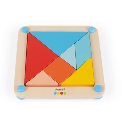 Janod Jeux Éducatifs Maternelle|Formes & Couleurs*Le Tangram - Essentiel (bois)