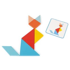 Janod Jeux Éducatifs Maternelle|Formes & Couleurs*Le Tangram - Essentiel (bois)