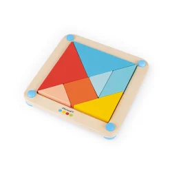 Janod Jeux Éducatifs Maternelle|Formes & Couleurs*Le Tangram - Essentiel (bois)