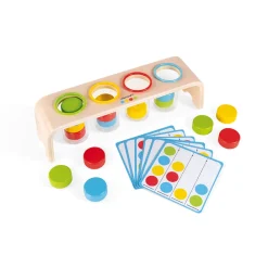 Janod Jeux Éducatifs Maternelle|Formes & Couleurs*Le Tri des Couleurs - Essentiel (bois)
