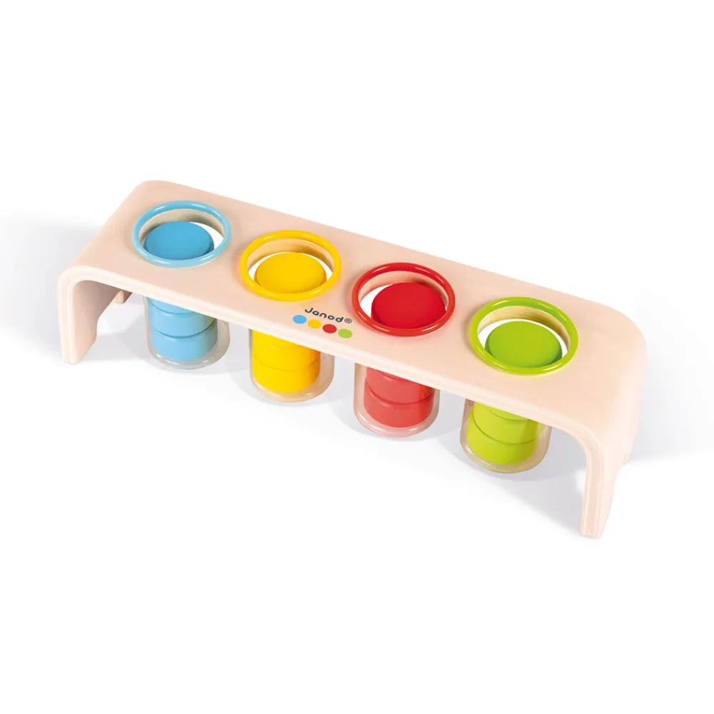 Janod Jeux Éducatifs Maternelle|Formes & Couleurs*Le Tri des Couleurs - Essentiel (bois)