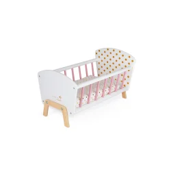 Janod Accessoires Poupons, Poupées & Ménage*Lit Candy Chic (bois)