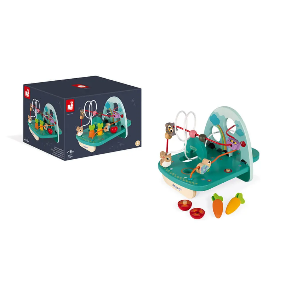 Janod Bouliers, Loopings & Panneaux D'Activités|Manipulation & Encastrement*Looping lapin & cie (bois)