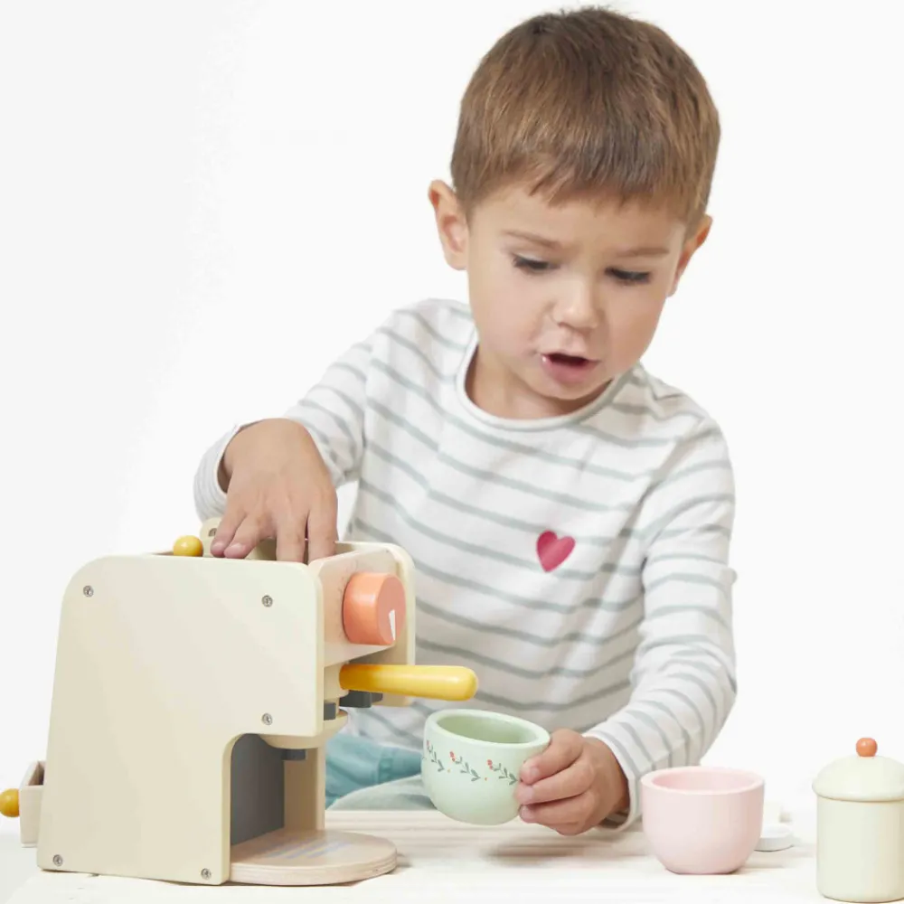 Janod Cuisines, Dinettes & Marchandes*Machine à Café et accessoires Mamie Soleil