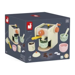 Janod Cuisines, Dinettes & Marchandes*Machine à Café et accessoires Mamie Soleil