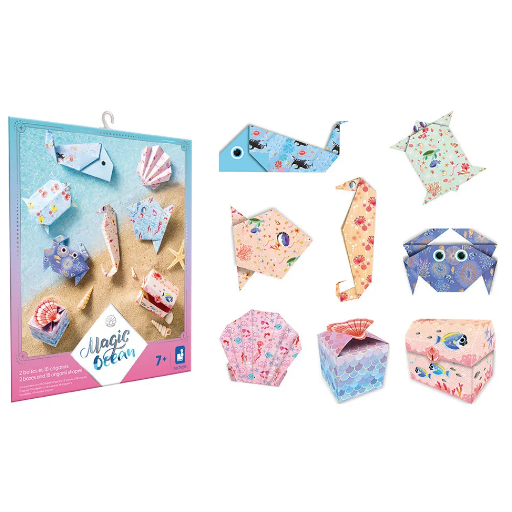Janod Créations 3D*Magic Ocean - 2 Boites Et 18 Origamis