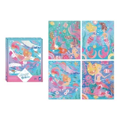 Janod Peinture Par Numéro & Coloriage*Magic Ocean - Peinture Aquarelle
