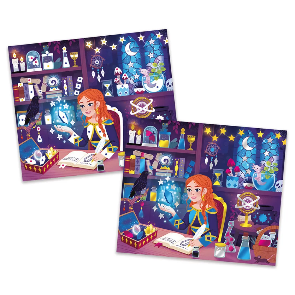 Janod Sable, Paillettes, Dorure & Strass*Magic School - 3 Tableaux Dorure
