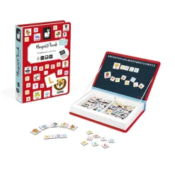 Janod Jeux Éducatifs Maternelle|Jeux Éducatifs Magnétiques*Magneti'Book Alphabet Italien