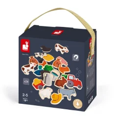 Janod Tableaux, Ardoises & Magnets|Jouets Magnétiques*Magnets 24 pièces - Ferme