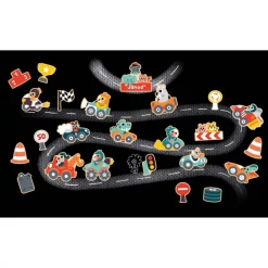 Janod Tableaux, Ardoises & Magnets|Jouets Magnétiques*Magnets Bolides 24 pièces