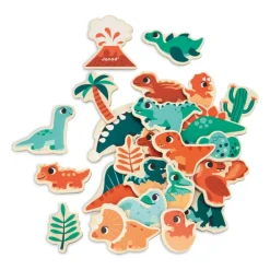 Janod Tableaux, Ardoises & Magnets|Jouets Magnétiques*Magnets Dino 24 pièces
