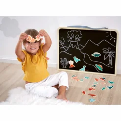Janod Tableaux, Ardoises & Magnets|Jouets Magnétiques*Magnets Dino 24 pièces