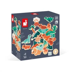 Janod Tableaux, Ardoises & Magnets|Jouets Magnétiques*Magnets Dino 24 pièces