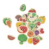 Janod Tableaux, Ardoises & Magnets*Magnets Fruits et Légumes 24 pièces