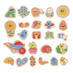 Janod Tableaux, Ardoises & Magnets*Magnets Jardin 24 pièces