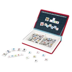 Janod Jeux Éducatifs Chiffres & Lettres|Jeux Éducatifs Magnétiques*Magnéti'book alphabet allemand, 142 magnets