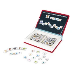 Janod Jeux Éducatifs Maternelle|Jeux Éducatifs Magnétiques*Magnéti'book alphabet français, 142 magnets