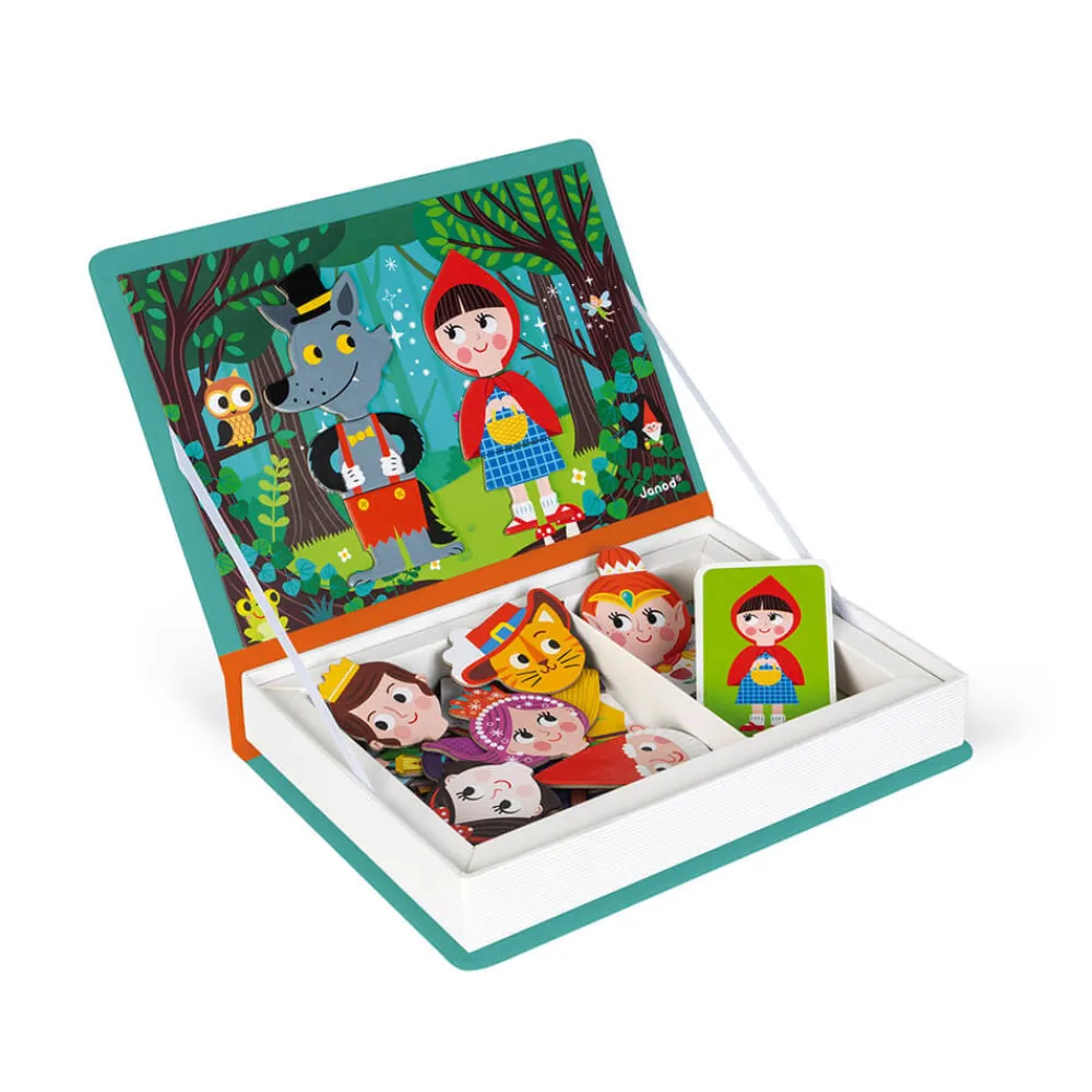 Janod Jeux Éducatifs Magnétiques*Magnéti'book Contes, 30 magnets