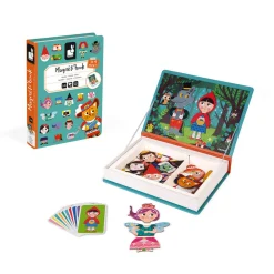 Janod Jeux Éducatifs Magnétiques*Magnéti'book Contes, 30 magnets