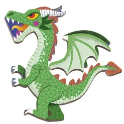 Janod Jeux Éducatifs Magnétiques*Magnéti'book Dragons, 53 magnets