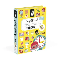 Janod Jeux Éducatifs Primaire|Jeux Éducatifs Chiffres & Lettres*Magnéti'book j'apprends l'heure, 75 magnets