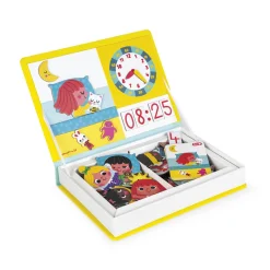 Janod Jeux Éducatifs Primaire|Jeux Éducatifs Chiffres & Lettres*Magnéti'book j'apprends l'heure, 75 magnets