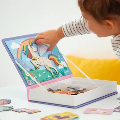 Janod Jeux Éducatifs Maternelle|Jeux Éducatifs Magnétiques*Magnéti'book Licornes
