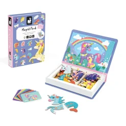 Janod Jeux Éducatifs Maternelle|Jeux Éducatifs Magnétiques*Magnéti'book Licornes
