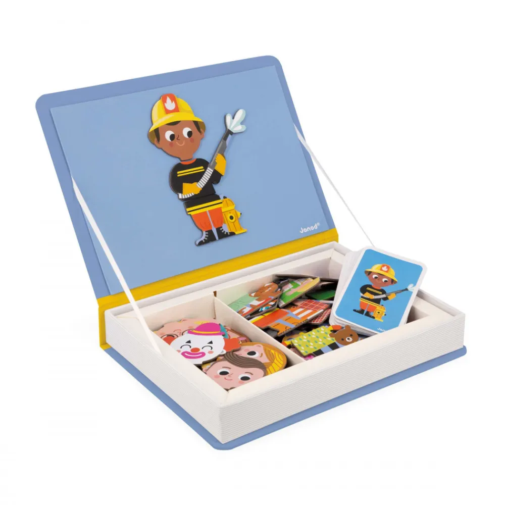 Janod Jeux Éducatifs Maternelle|Jeux Éducatifs Magnétiques*Magnéti'book Métiers