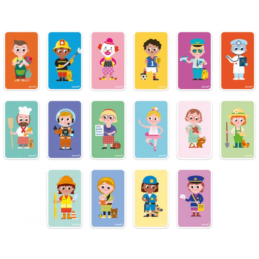 Janod Jeux Éducatifs Maternelle|Jeux Éducatifs Magnétiques*Magnéti'book Métiers