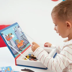 Janod Jeux Éducatifs Maternelle|Jeux Éducatifs Magnétiques*Magnéti'book Pompiers