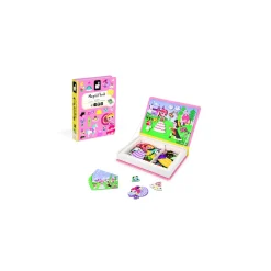 Janod Jeux Éducatifs Magnétiques*Magnéti'book princesses, 55 magnets