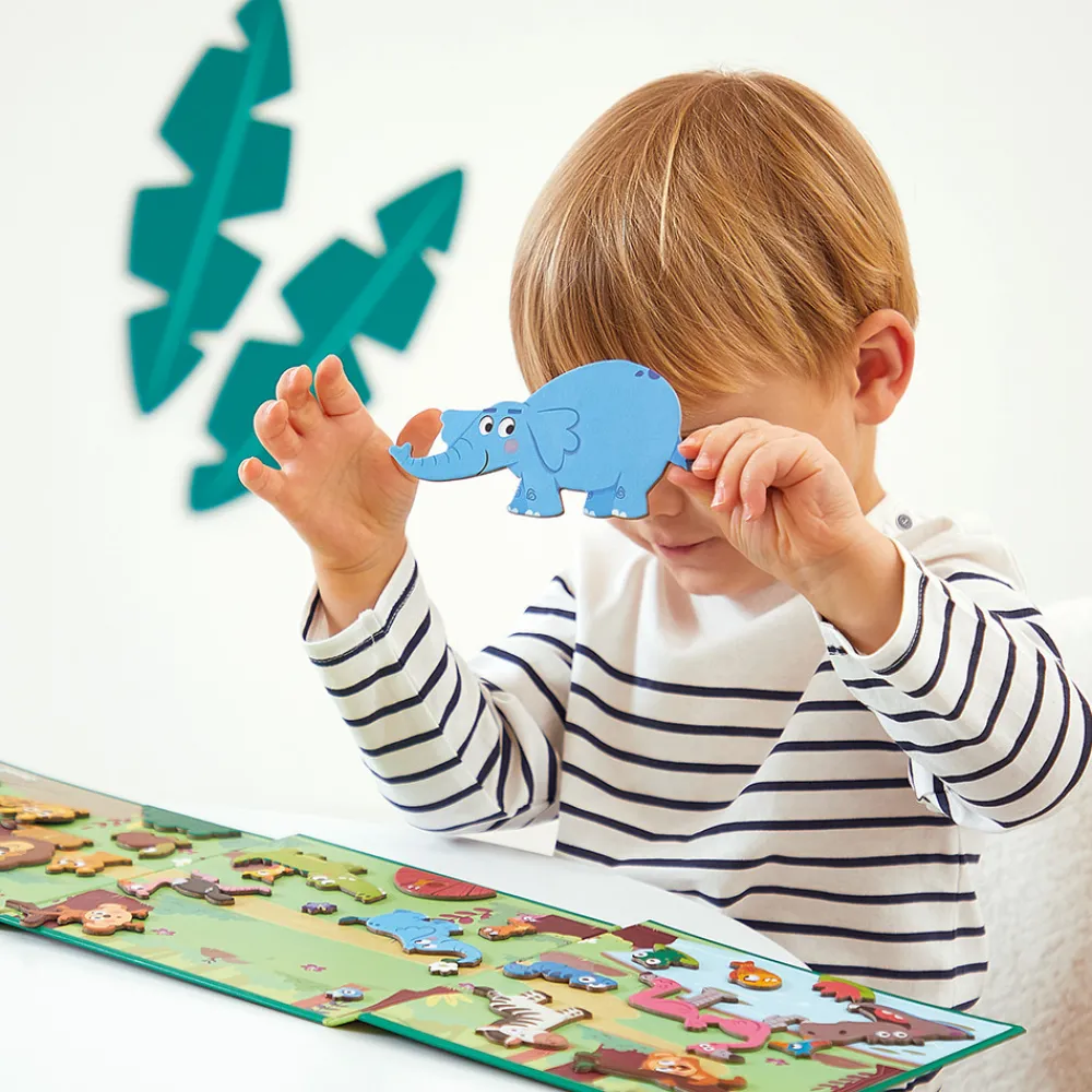 Janod Jeux Éducatifs Maternelle|Jeux Éducatifs Magnétiques*Magnéti'stories les Animaux d'Afrique