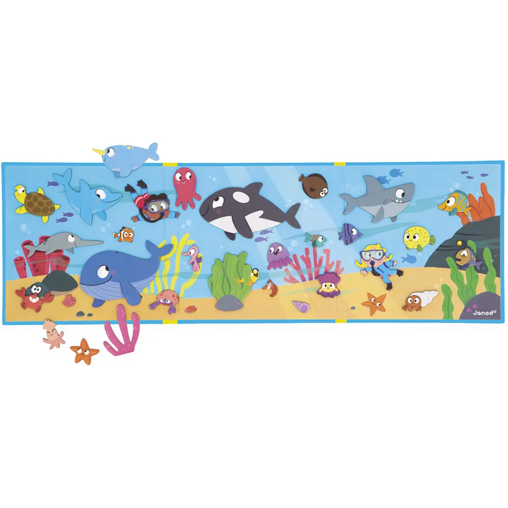 Janod Jeux Éducatifs Maternelle|Jeux Éducatifs Magnétiques*Magnéti'stories les Fonds Marins