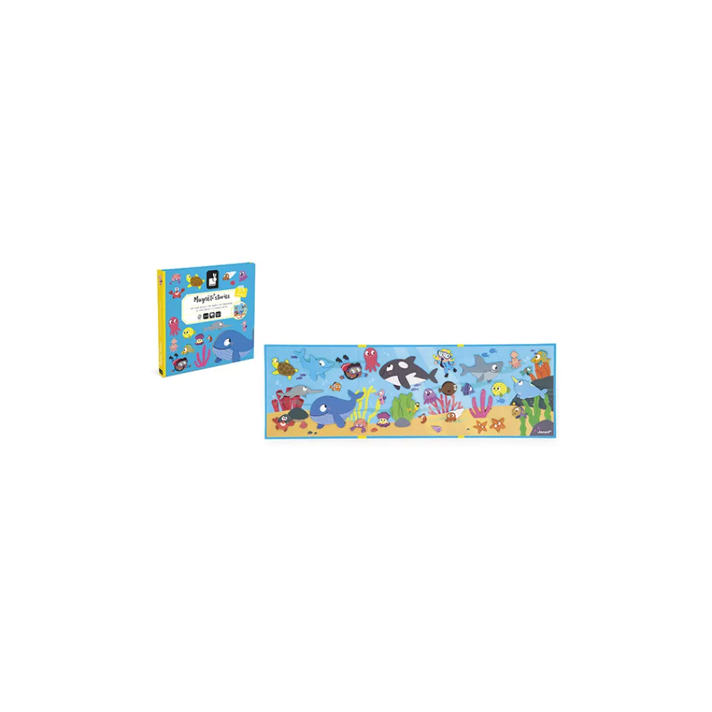 Janod Jeux Éducatifs Maternelle|Jeux Éducatifs Magnétiques*Magnéti'stories les Fonds Marins