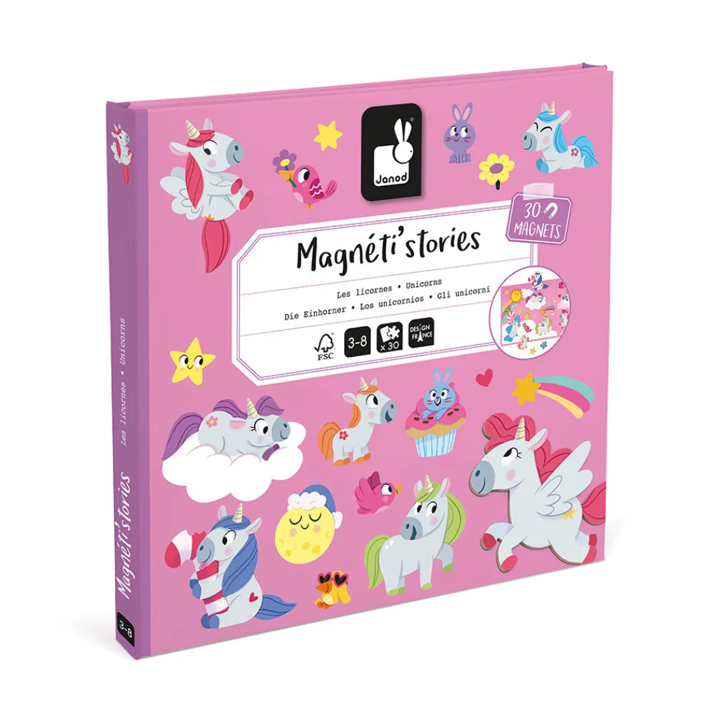 Janod Jeux Éducatifs Maternelle|Jeux Éducatifs Magnétiques*Magnéti'stories les Licornes