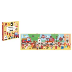 Janod Jeux Éducatifs Maternelle|Jeux Éducatifs Magnétiques*Magnéti'stories les Pompiers